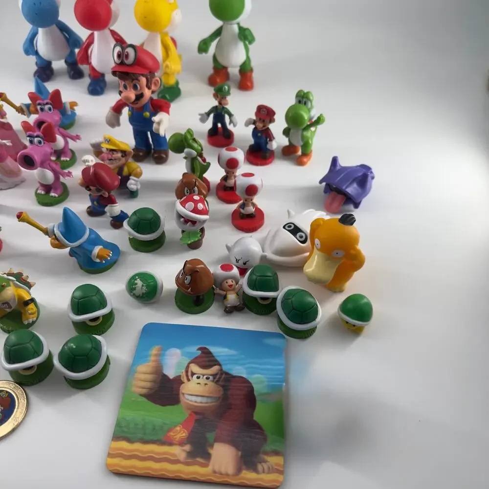 Nintendo Super Mario Figure Lot of 55| Yoshi, Mario, Peach, Luigi + More